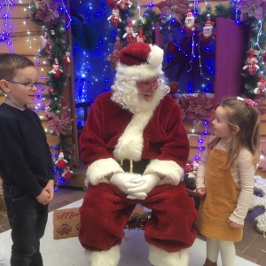 Santa and his Christmas Sleigh at Glendoick 2023