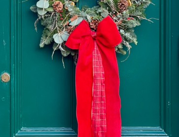Christmas Wreath by Victoria Bloom Design Florist