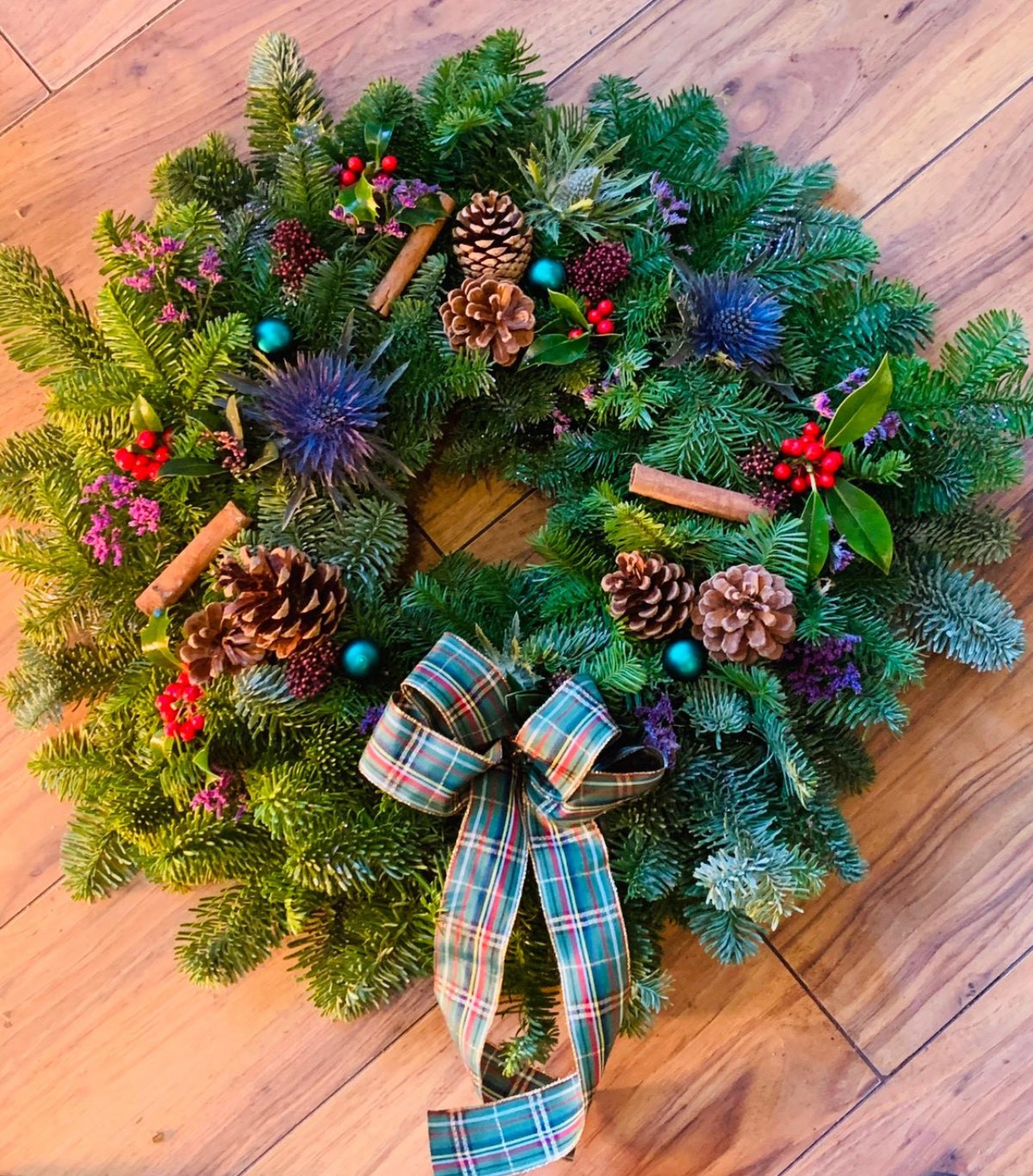 Christmas Wreath by Victoria Bloom Design Florist